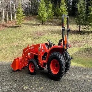 Vente en gros 2020 Kubota L2501 Tracteur utilitaire compact 24hp Machinerie agricole avec moteur diesel prêt pour la livraison - Product Image 1