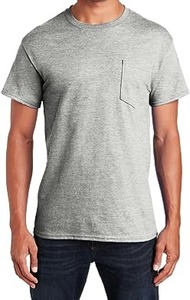 เสื้อยืดผ้าฝ้ายพิเศษมีกระเป๋าของผู้ชายเสื้อยืดผ้าฝ้าย100% สูงและใหญ่สั่งตรงจาก - Product Image 2