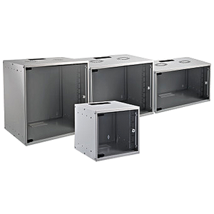 Armario de red de 19 pulgadas, armario de pared no montado, caja de pared gris claro - Product Image 1