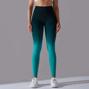 Leggings de Yoga en Polyester Spandex léger pour femmes respirant séchage rapide extensible Fitness pantalon d'entraînement taille haute vêtements de sport - Product Image 4