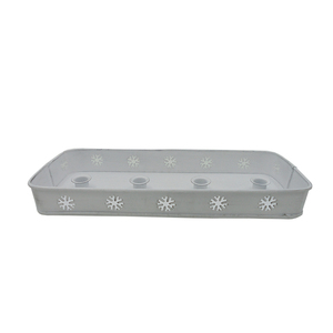 Haute qualité Design fer métal avent bougeoir gris fini pour la maison et la fête de noël éclairage décoration en gros en vrac - Product Image 2