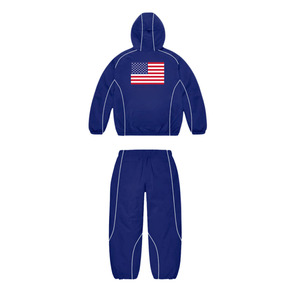 Ensemble de survêtements de sport et de fitness 2 pièces en gros meilleure qualité avec logo personnalisé en nylon respirant nouveau design - Product Image 2