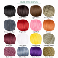 Lots de Cheveux Synthétiques Lisses Effet Naturel en Gros, 24 Pouces, Fibre Haute Température, Double Trame Faite à la Machine, Pointes Épaisses pour Femmes Noires