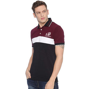 เสื้อโปโลผู้ชายสไตล์ยอดนิยมทำจากวัสดุผ้าใบคุณภาพสูงทำจากโรงงาน - Product Image 1