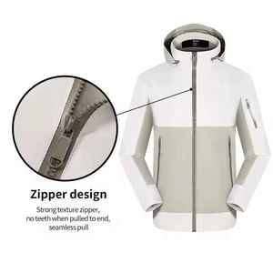 <b>Men's</b> Winter High Street Waterproof Hooded <b>Jacket</b> Two Tone DWR Breathable <b>Lightweight</b> Outdoor with Customized Colors - Product Image 3