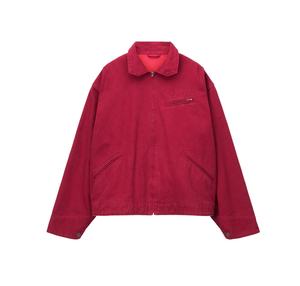 เสื้อแจ็คเก็ตทำงาน OEM ระบายอากาศได้ดี สกรีนโลโก้ได้ตามต้องการ ผ้าทวิลล์คอตตอน 100% เสื้อแจ็คเก็ตทำงานแบบเรียบสำหรับผู้ชาย เสื้อแจ็คเก็ตนิรภัยแบบสะท้อนแสงสำหรับฤดูหนาว - Product Image 1