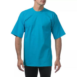 Round-Neck Urban Oversized Men's T-Shirt High-Quality Cotton Streetwear Durable Men's T-Shirt Custom Logo Fit - Product Image 1