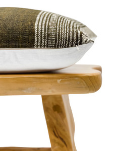 Housses de coussin en laine artisanale de haute qualité brodées détails abstraits géométriques taille personnalisée décor de salon de luxe pour un usage domestique - Product Image 4