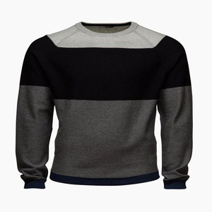 Commande en gros de sweats d'hiver pour hommes de haute qualité, OEM ODM, impression de logo personnalisée, pull à col rond en coton, impression numérique - Product Image 5