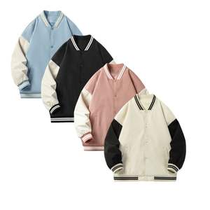 เสื้อแจ็กเก็ตขนสัตว์และหนัง | เสื้อทีมสไตล์วิทยาลัยคุณภาพระดับพรีเมี่ยม - Product Image 3