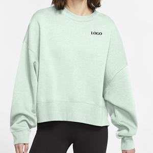 เสื้อกันหนาวแบบสวมหัวสำหรับผู้หญิงเสื้อสเวตเชิ้ตแบบลำลองเสื้อสวมหัวคอกลมของผู้หญิงแฟชั่นโอเวอร์ไซส์ออกแบบโลโก้ได้ตามต้องการ - Product Image 5