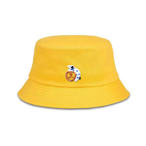 Sombrero de Pescador con Bordado de Perro Adorable para Viajes Casuales, Ciclismo, Pesca y Uso Diario - 100% Algodón - Product Image 6