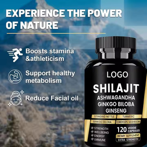 Thảo dược shilajit tăng cường sức mạnh tinh khiết shilajit bổ sung Ashwagandha shilajit chiết xuất viên nang - Product Image 4