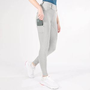 Pantalones de equitación por sublimación personalizables de fábrica al por mayor de calidad superior pantalones ecuestres elásticos con logotipo personalizado - Product Image 3