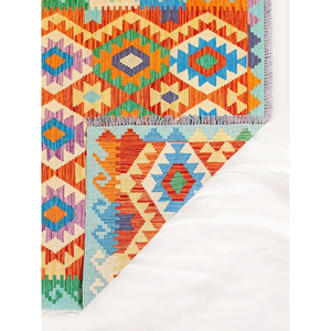 พรมกิลิม ไมมาณา อัฟกานิสถาน ขนาด 180 x 117 ซม. พรมปูพื้นและชุดพรม - Product Image 4