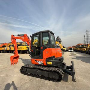 Excavadora Kubota kx165 usada de alta eficiencia con orugas hidráulicas usadas a bajo precio para la venta - Product Image 5
