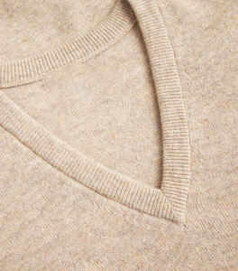 Jersey clásico con cuello en V para hombre, suéter de Punto ligero suave con capucha para negocios, informal y de uso diario - Product Image 5