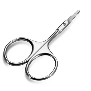 Ciseaux à sourcils à lame incurvée, outil professionnel de précision en acier inoxydable pour la coupe des sourcils, des cils et des poils du nez - Product Image 6