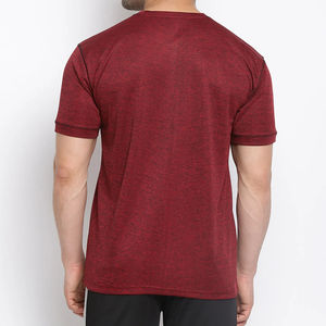 เสื้อยืดแขนครึ่งพอดีตัวของผู้ชายชุดสีเทาเสื้อสวมหัวระบายอากาศได้พร้อมโลโก้และการออกแบบที่กำหนดเอง - Product Image 6