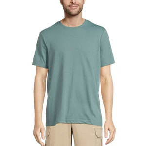 Camiseta de manga corta de algodón suave personalizada de alta calidad con cuello redondo para hombre, camiseta personalizada con etiqueta privada - Product Image 5