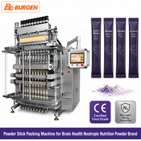 Machine d'emballage automatique multifonctionnelle multi-voies pour poudre de nootropique pour la santé cérébrale - Remplissage d'azote avec précision de 1 % - Certifiée CE