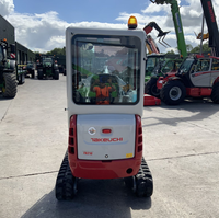 Excavator Mini Crawler Takeuchi TB216 Putih Merah Kabin Beroda Diesel Model TB290 TB230 TB135 TB216 TB235RA Bucket 0.33m