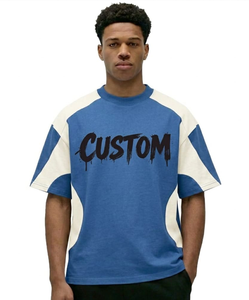 Camiseta Vintage con Logotipo Personalizado, Lavada al Ácido, para Hombre, de Algodón Grueso, Estilo Desgastado, Talla Grande, 100% Algodón - Product Image 3