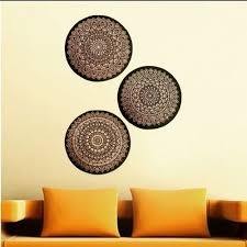 Rustic Wood <b>Wall</b> Hanging <b>Plate</b> Decorative Round Art Piece - Product Image 6