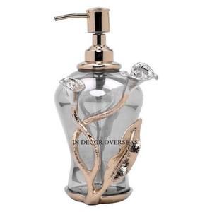 Dispensador de jabón de espuma y líquido de diseño Simple chapado en oro de alta calidad fundido de aluminio, suministros de accesorios de baño para lavado de manos - Product Image 6