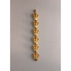 Bracelet vintage en bois perlé avec breloque coquillage ou bracelets style religieux, cadeau pour les amateurs de bijoux en coquillages, diamants et agates - Product Image 2
