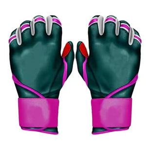 Gants de frappeur de baseball unisexes de qualité supérieure Gants de frappeur de paume en cuir respirants à coupe réglable OEM professionnels - Product Image 3