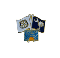 Pin Enamel Seng Bendera Negara Lapisan Nikel Hitam Cetak Letterpress Imitasi Antik Kartun Modern Patriotisme Koleksi