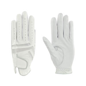 Gants de golf en cuir véritable souple et respirants pour hommes, main gauche et droite, logo personnalisable pour le sport - Product Image 1