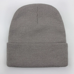 New Design Low MOQ Custom Beanie Manufacturer All Over Print Knit Big Logo Winter Skull <b>Cap</b> Jacquard Beanies - Product Image 5