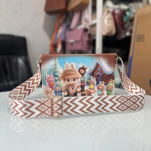 Sac à bandoulière de luxe de grande capacité, inspiré des designers, en cuir PU léger, résistant à l'eau, de haute qualité et durable - Product Image 1