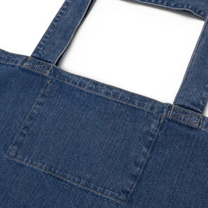 Top des tendances Nouveaux sacs fourre-tout en jean élégants sur mesure à vendre Sacs fourre-tout en jean en denim de marque privée à bas prix - Product Image 3