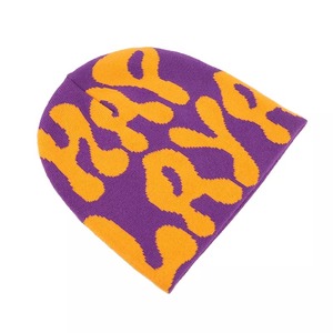 New Wholesale Unisex <b>Winter</b> Beanie Hat Polyester/Cotton Sublimation Printed Adult Silk Screen Custom Logo Maximize Wear - Product Image 3