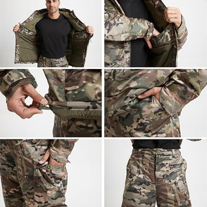 Nouveauté 2026 : Ensembles de tenues de chasse personnalisées, tricotées, respirantes, camouflage, pour la vente - Product Image 6