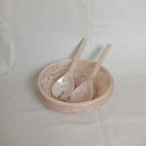 Cuenco duradero de resina de vainilla y menta, cuenco de vajilla hecho a mano para fiestas en el hogar, hoteles y jardines - Product Image 6