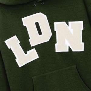 Sudadera con capucha deportiva con estampado de logotipo personalizado para hombre, forro polar antiretráctil, estampado sublimado, talla XS, patrón de diseñador bordado - Product Image 3