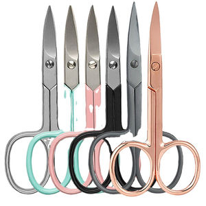 Tijeras de Uñas Profesionales de Acero Inoxidable Curvadas y Duraderas, Ligeras, con Punta Afilada, Diseño Simple, Cuadradas, Suaves y Limpias para Recortar las Uñas - Product Image 1