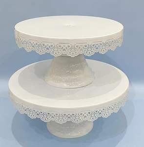 Support à gâteau en métal élégant et écologique pour la réception à domicile, pour une présentation de desserts élégante, améliore l'accueil chaleureux, prix de gros - Product Image 1