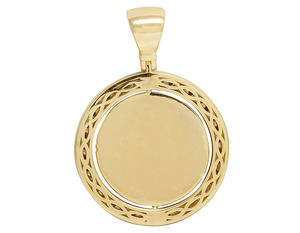 Nouveau Design Personnalisé Style Hip Hop Glacé Moissanite Rond Diamant Mémoire Photo Pendentif Pour Hommes - Product Image 4