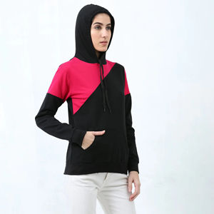 Sudadera con capucha cálida a la moda para mujer, venta al por mayor, Sudadera con capucha informal sólida de talla grande, sudaderas con capucha para mujer, servicio OEM - Product Image 4