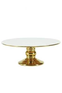 Solid Aluminum High Quality Decorating Metal Rounded Shape <b>Cake</b> <b>Stands</b> With Golden Finishing <b>for</b> <b>Sale</b> <b>Cake</b> <b>Stand</b> Gold Finished - Product Image 6