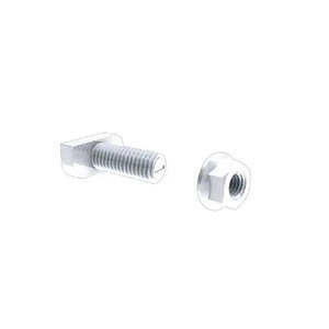 รางยึดแผงโซลาร์เซลล์แบบติดตั้งเร็ว Qrail 20 มม. พร้อมน็อตแบบ T-Bolt และแผ่นยึดไนลอน - สแตนเลสเคลือบอโนไดซ์ - Product Image 1
