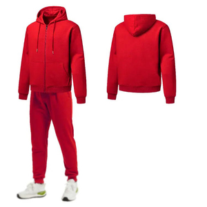 Hombres clásicos de moda OEM Diseño personalizado Su propio logotipo Trajes de chándal con cremallera completa con cremallera Algodón más cálido para adultos - Product Image 3