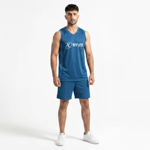 Camiseta de Baloncesto Premium Deep Atlantic para Equipos Profesionales, Clubes de Entrenamiento, Ropa Deportiva Transpirable de Malla - Product Image 1