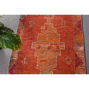 Alfombra turca Kilim área grande 9x12 rectángulo rojo naranja diseño de retazos técnica de tejido plano Material de lana alfombra de habitación de látex - Product Image 5