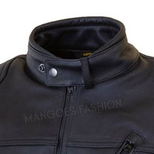 Veste de moto de course imperméable, coupe slim, en cuir de vachette pour homme, pas cher, bonne qualité, vestes de moto d'hiver en Cordura. - Product Image 3